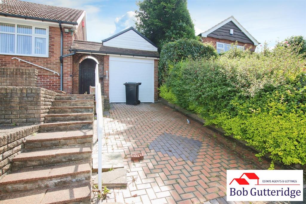 Detached brick garage