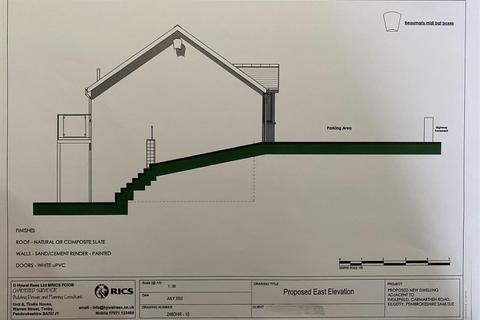 Plot for sale, Carmarthen Road, Kilgetty