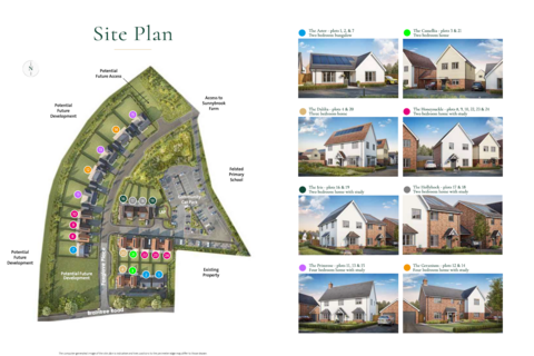 2 bedroom bungalow for sale, Plot 2 Foxglove Place Felsted