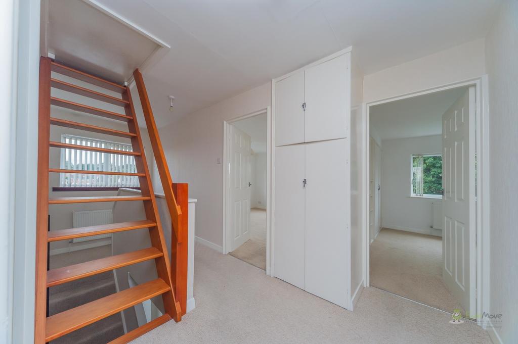 Landing with stairs to loft space
