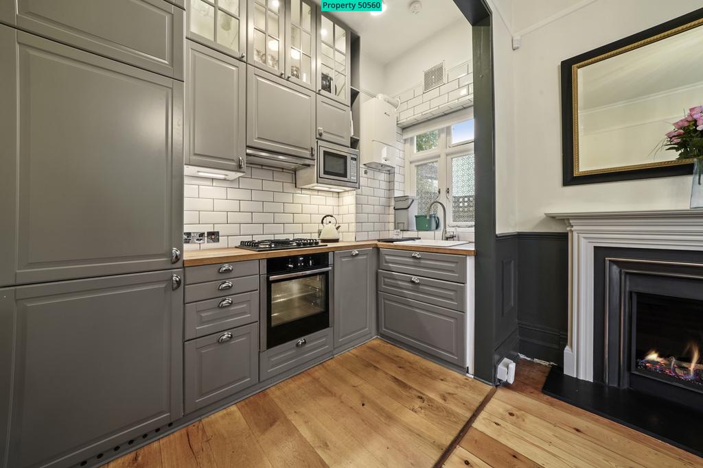 Well lit kitchen worktop areas