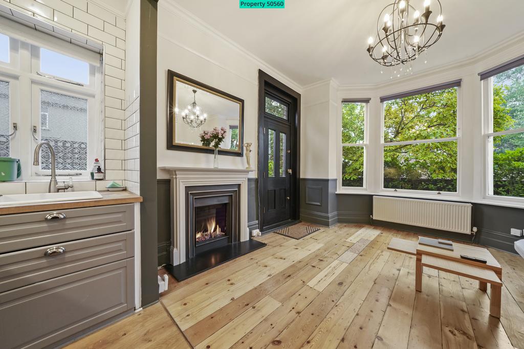 Easy access to garden from reception