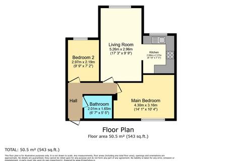 2 bedroom flat for sale, Painter Court, Lancashire BB3