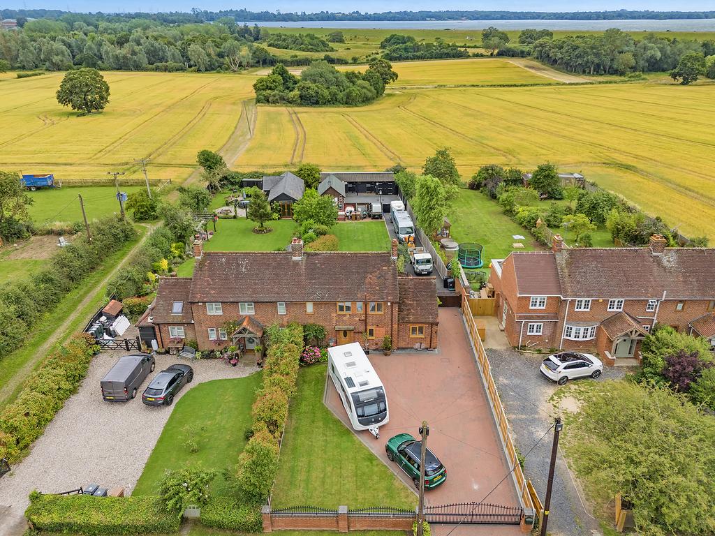 Ariel View over surrounding countryside