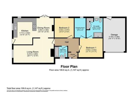 2 bedroom bungalow for sale, Walpole Avenue, Seaham, Durham, SR7 8JB