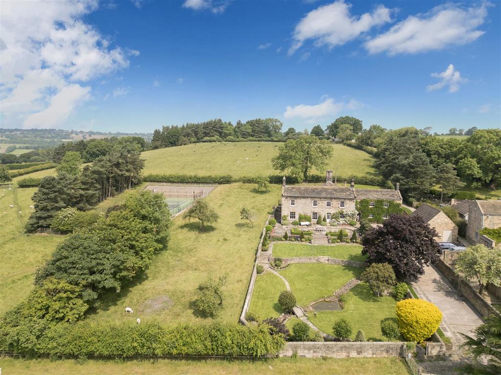 Aerial of property and grounds