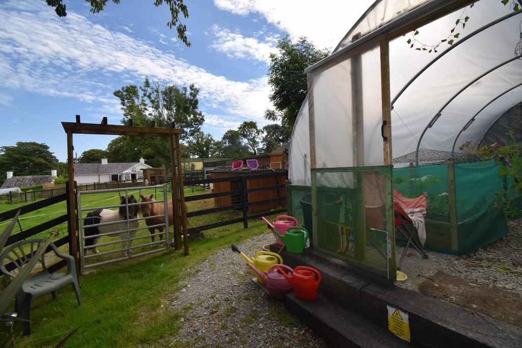 Polytunnel to House.JPG