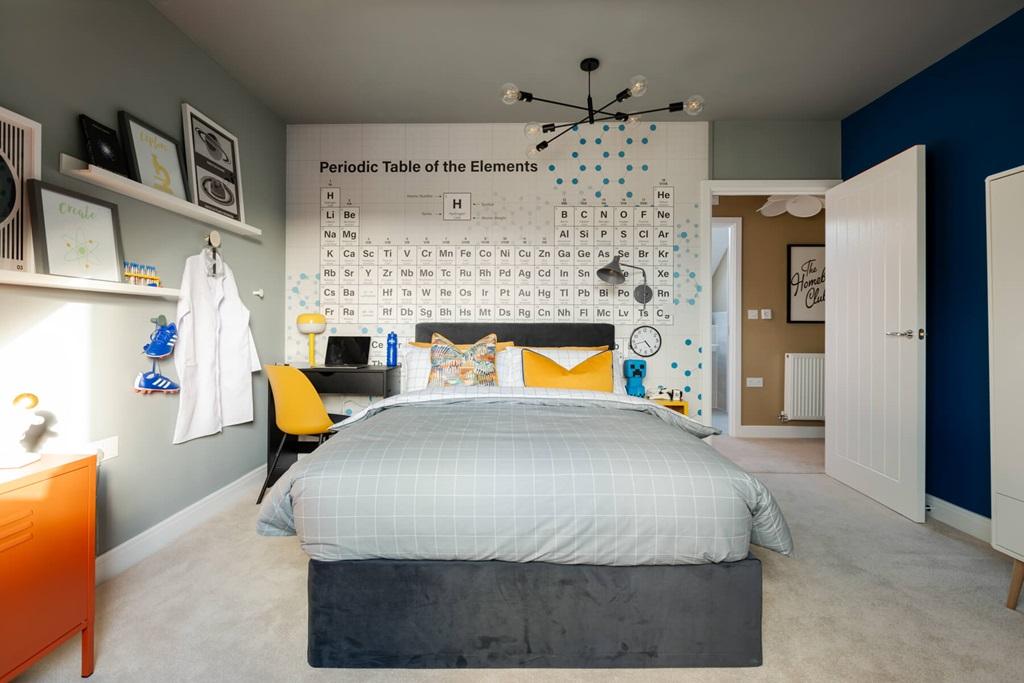 Spacious third bedroom will easily accommodate...