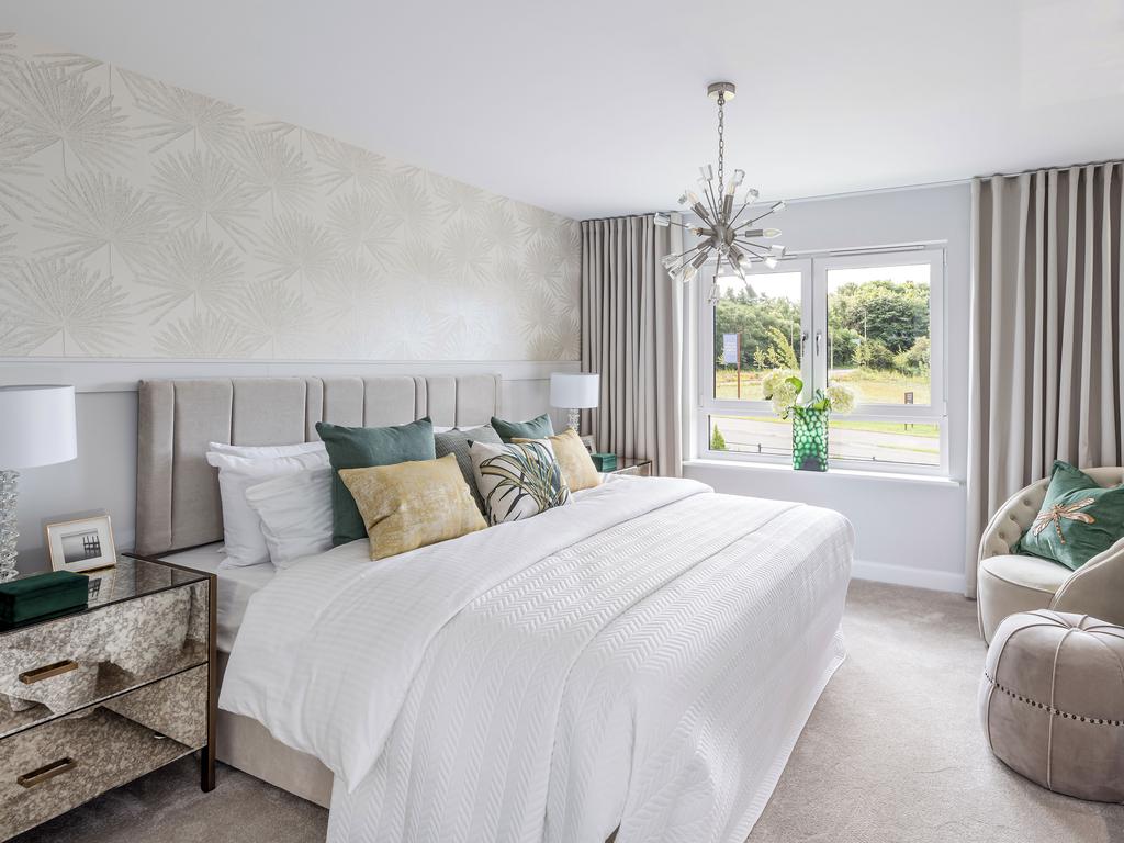 Image of bedroom in 4 bedroom Glenbervie house...