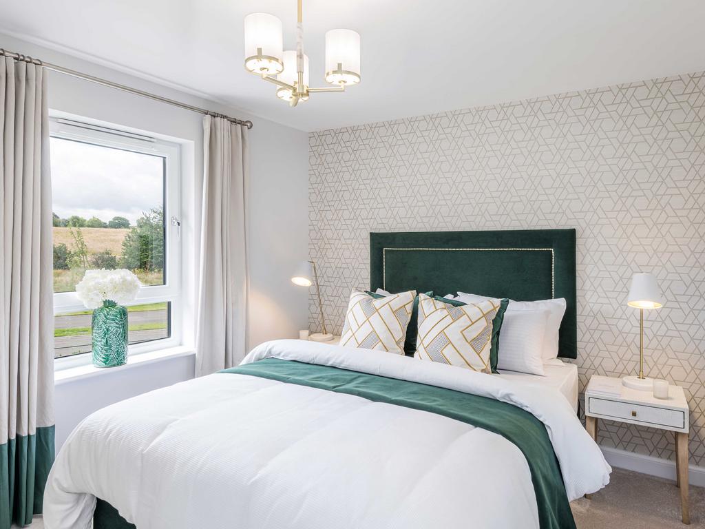 Image of bedroom in 4 bedroom Glenbervie house...