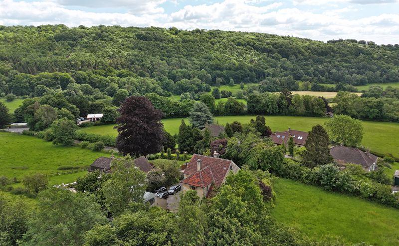 Aerial of setting