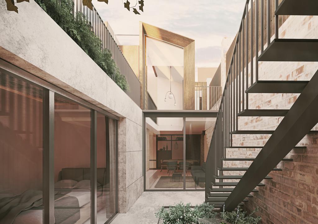 Double Height Living Room