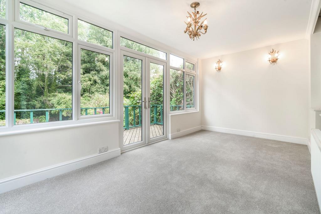 Dining Room with patio doors onto decked terrace