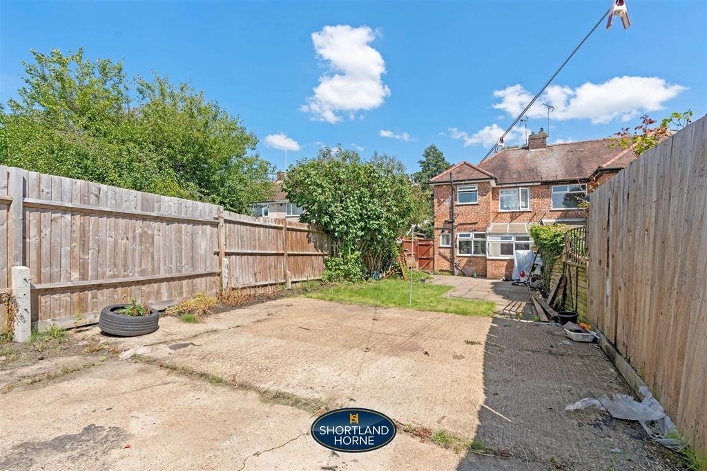 Rear garden
