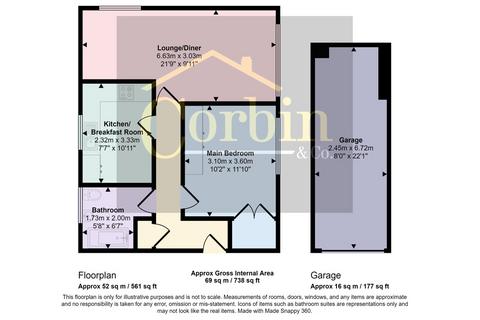 1 bedroom flat for sale, Wellington Road, Dellmere, Bournemouth, Dorset