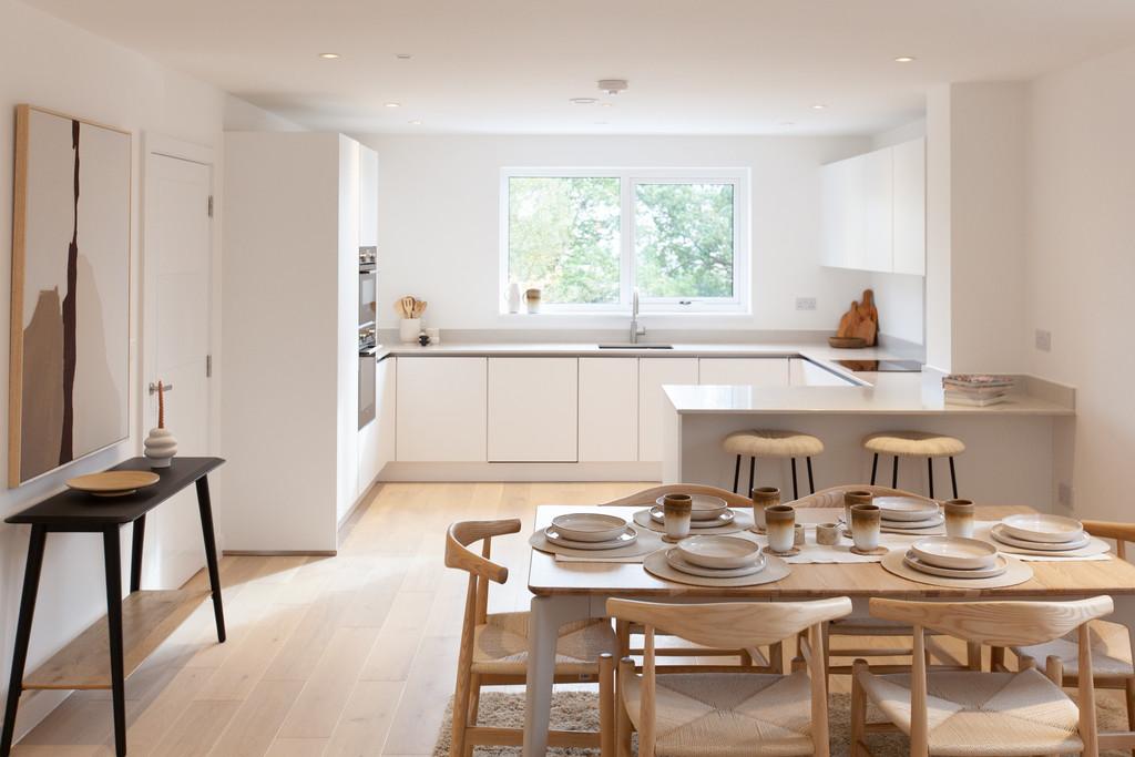 Kitchen and dining area