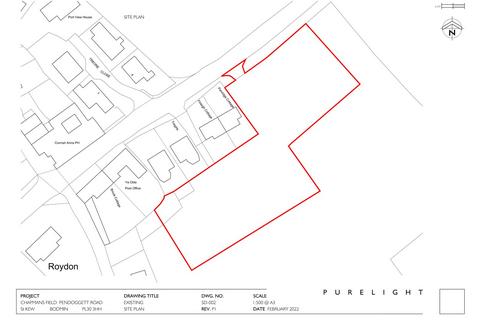 Plot for sale, Chapmans Field, Bodmin PL30