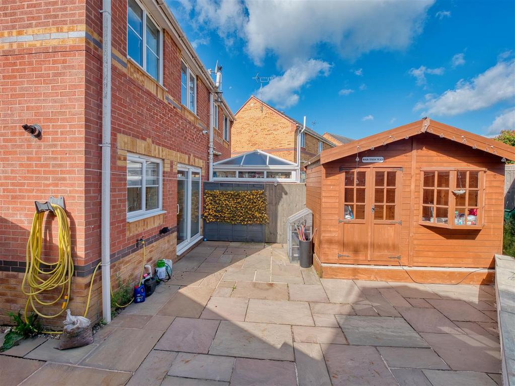 Rear courtyard