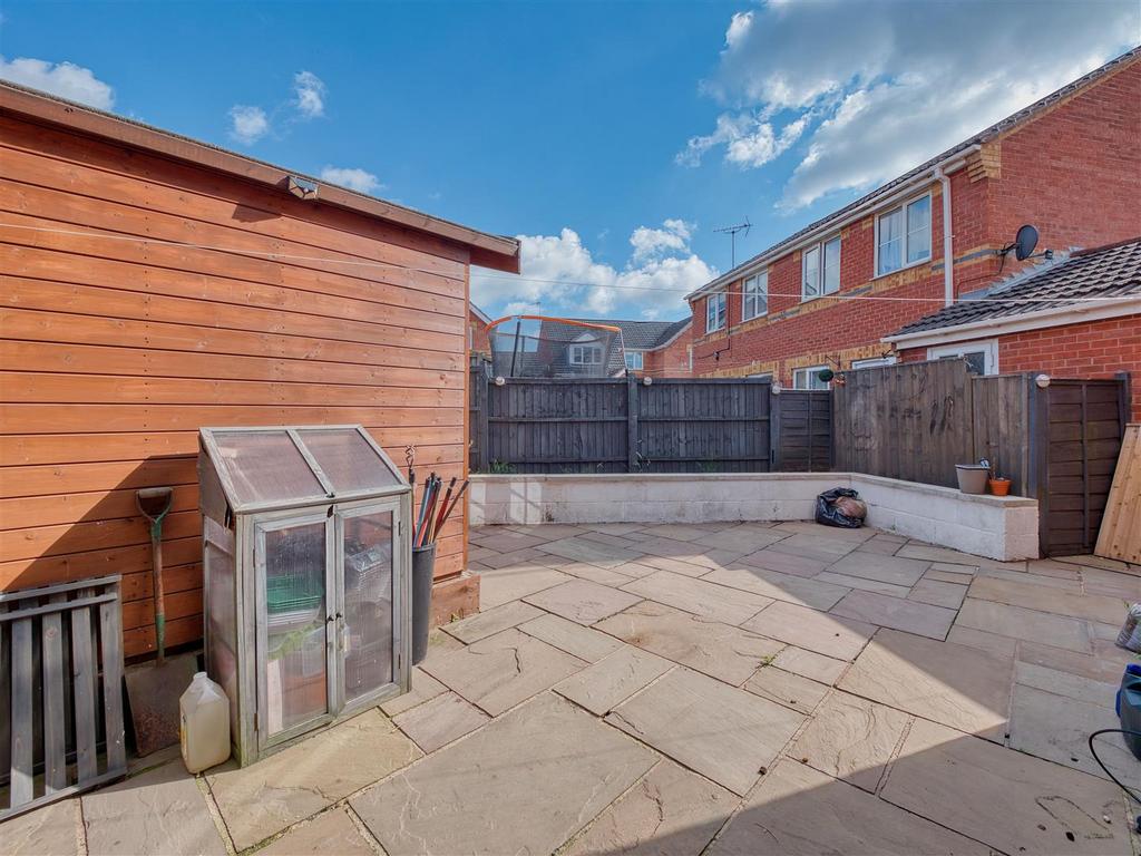 Rear courtyard