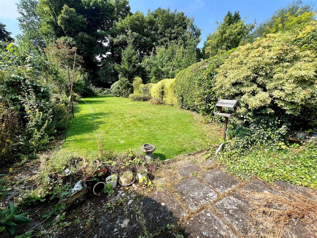 Rear garden
