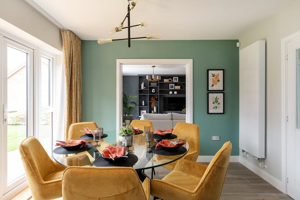 A sociable kitchen dining space for entertaining