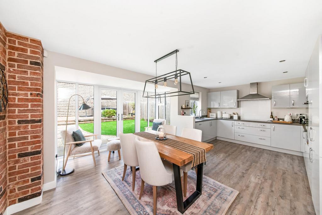 Open plan dining kitchen