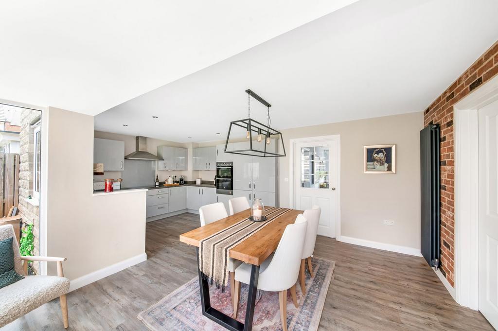 Open plan dining kitchen