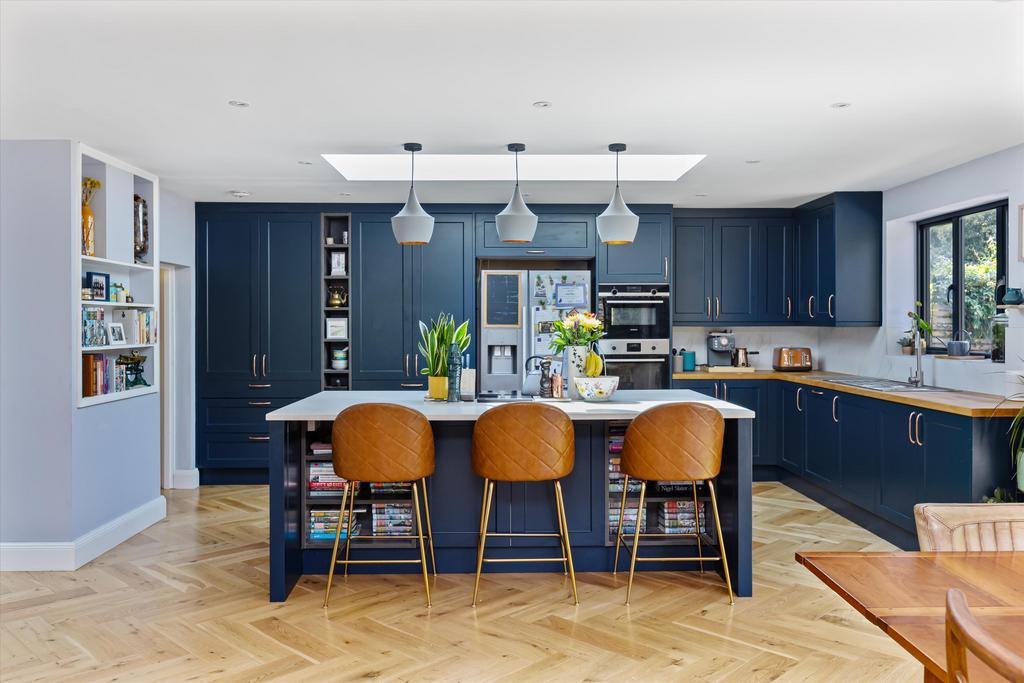 Open-plan living area, open plan living
