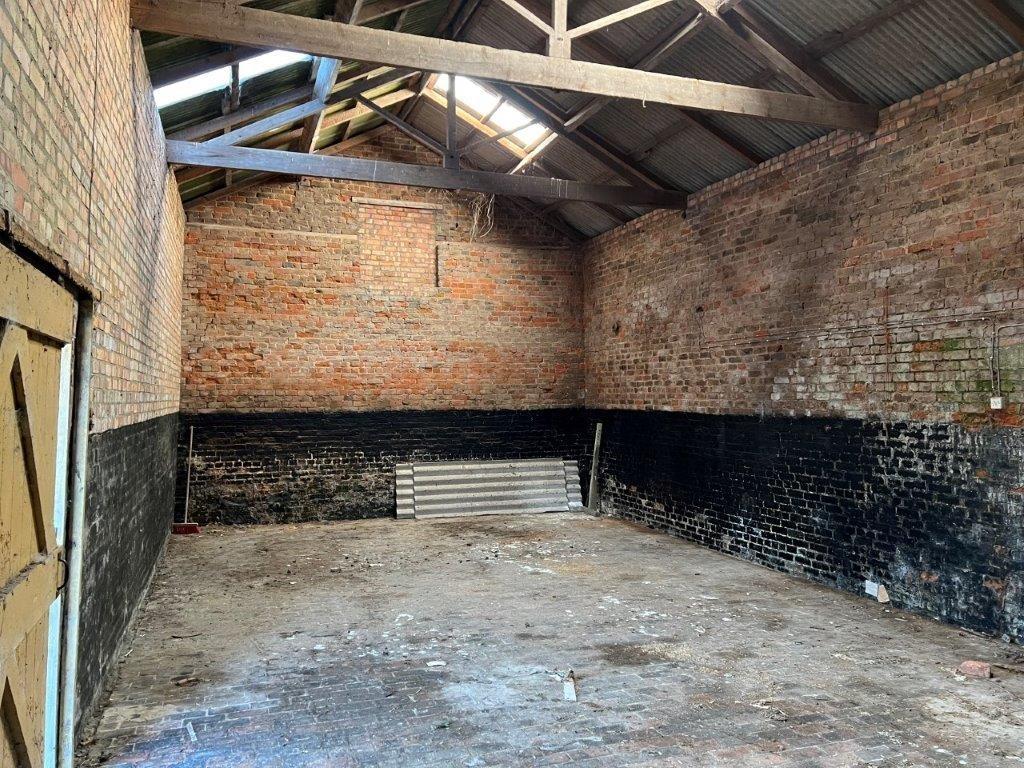 Inside Barn with Planning Permission