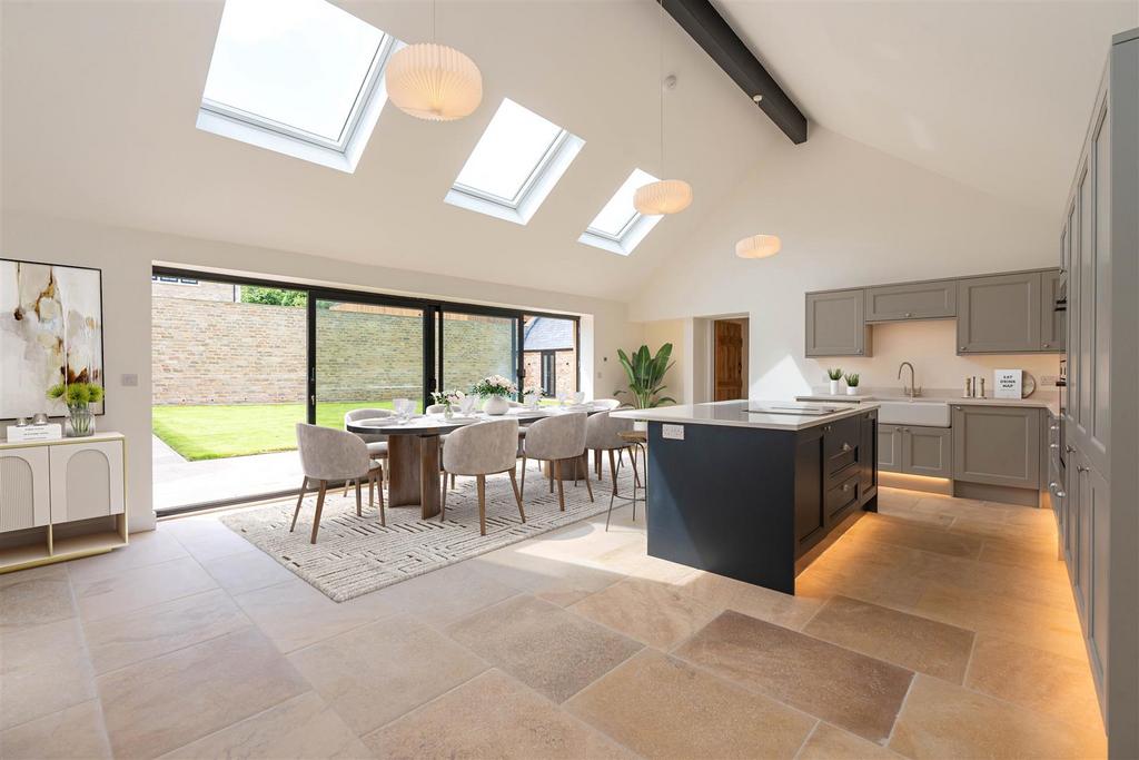 Vaulted kitchen