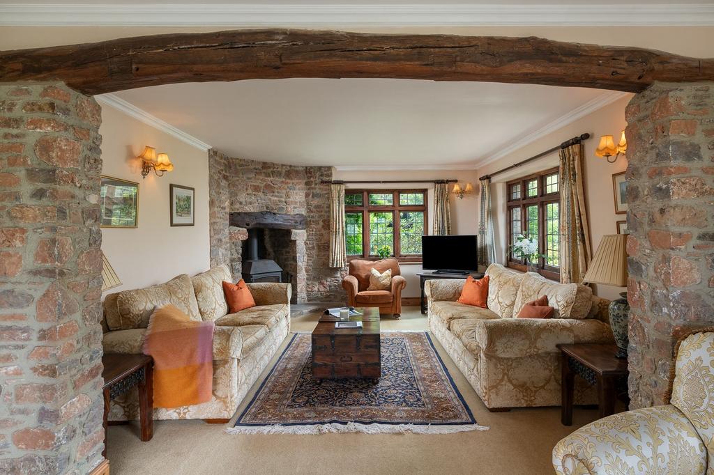 Brook House, Dittisham, Sitting Room