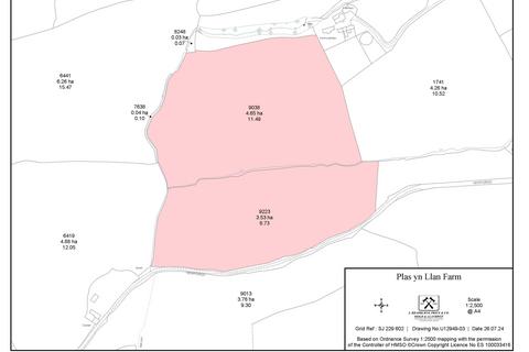 Farm land for sale, 20 ACRES OF PRODUCTIVE  AGRICULTURAL LAND , NERCWYS, FLINTSHIRE  CH7