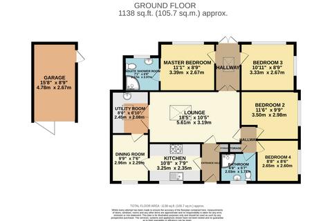 4 bedroom detached bungalow for sale, Lowick Green, Woodley, Stockport