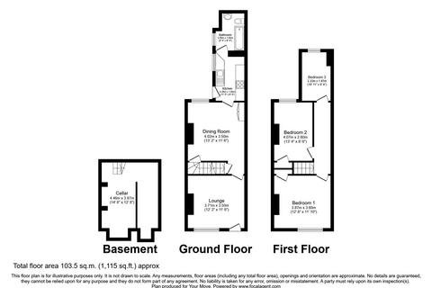 3 bedroom end of terrace house to rent, Warner Place, Leicestershire LE11