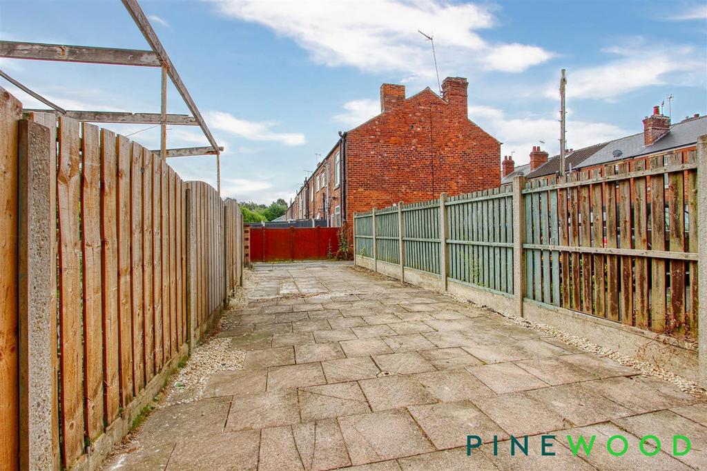 Rear courtyard