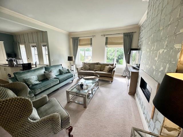 Open plan lounge and dining area