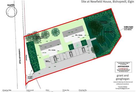 Plot for sale, Lossiemouth Road, ELGIN, IV30