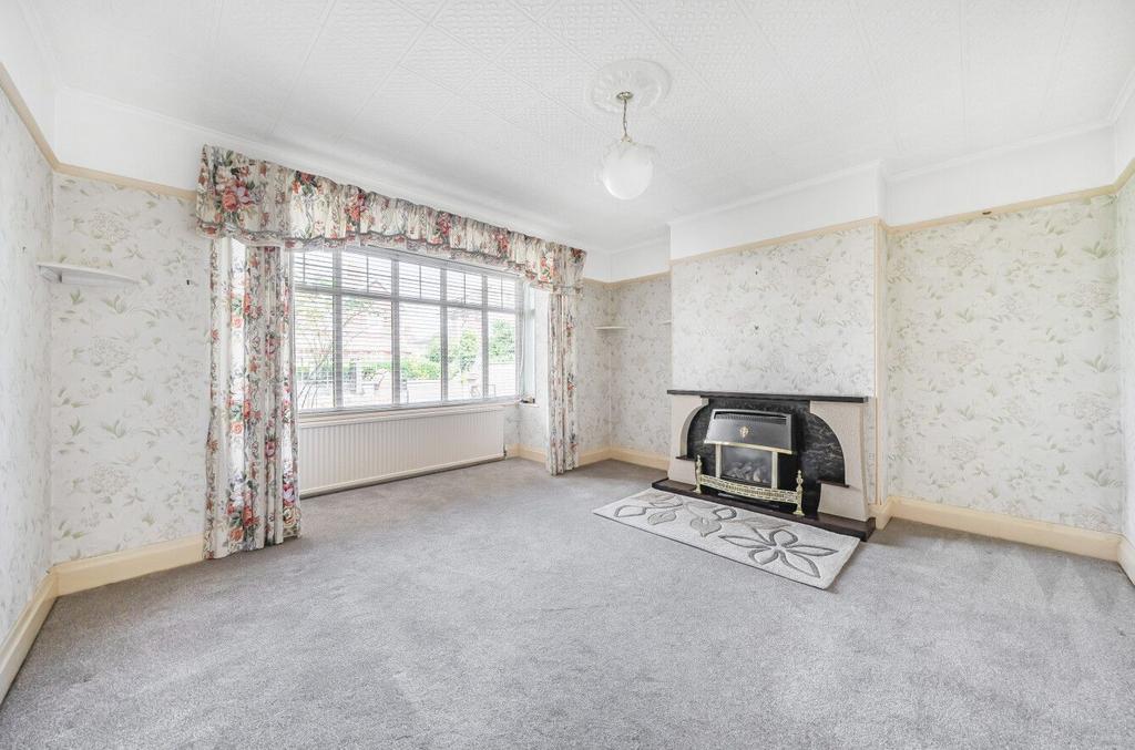 Living Room with Bay Window