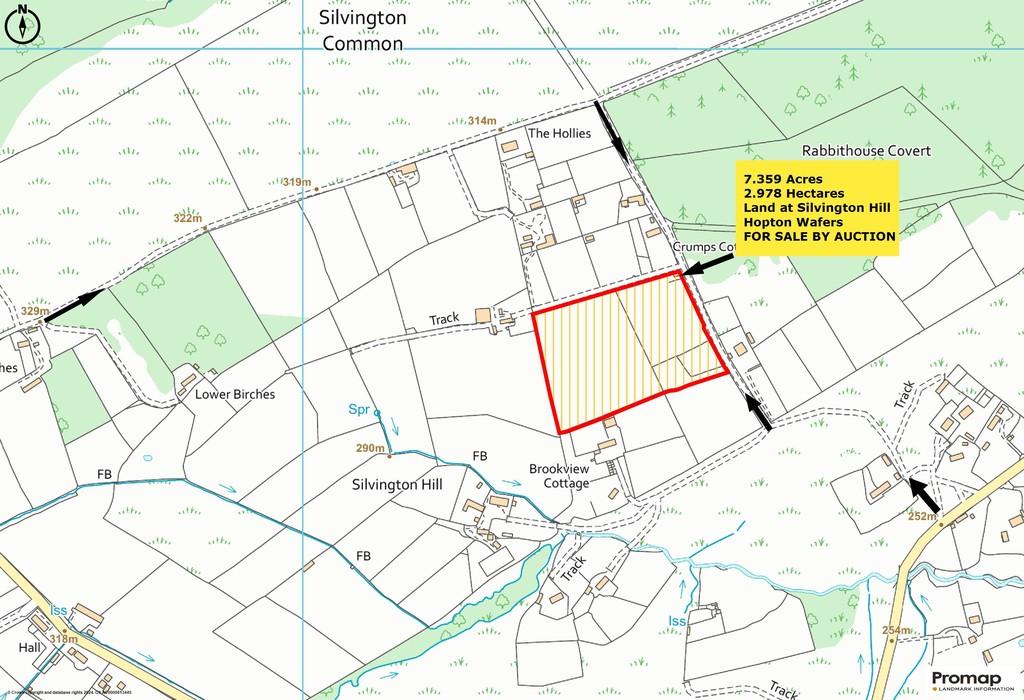 Land at Silvington Hill particulars plan
