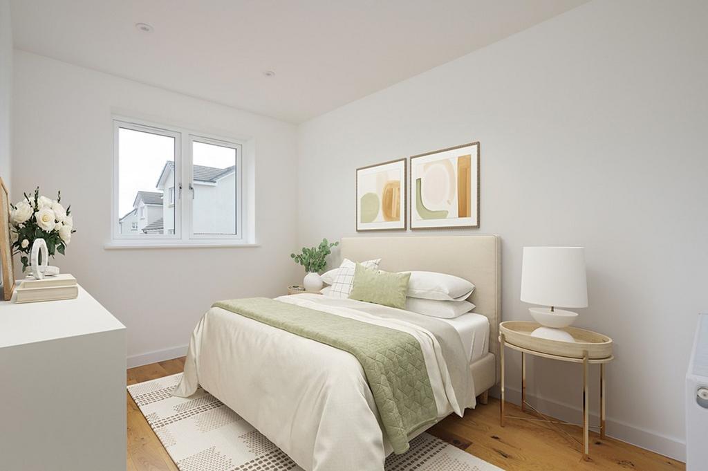 Virtually Staged Bedroom