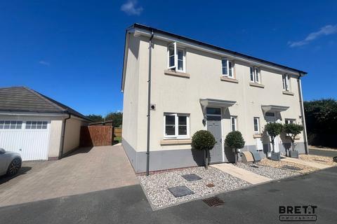 3 bedroom semi-detached house for sale, Honeyhill Grove, Lamphey, Pembroke, Pembrokeshire. SA71 5NA