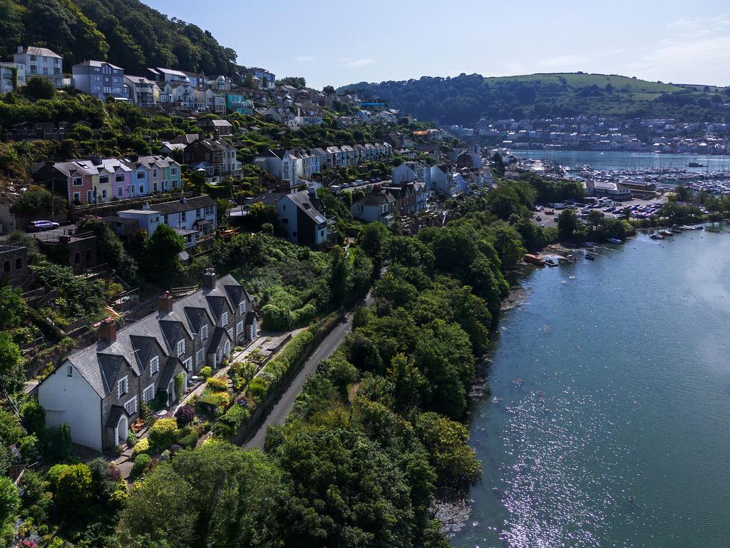 Coastguard Cottage Drone Shot