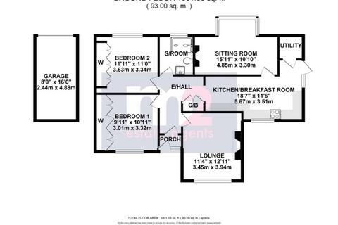 2 bedroom detached bungalow for sale, Risca Road, Newport NP10