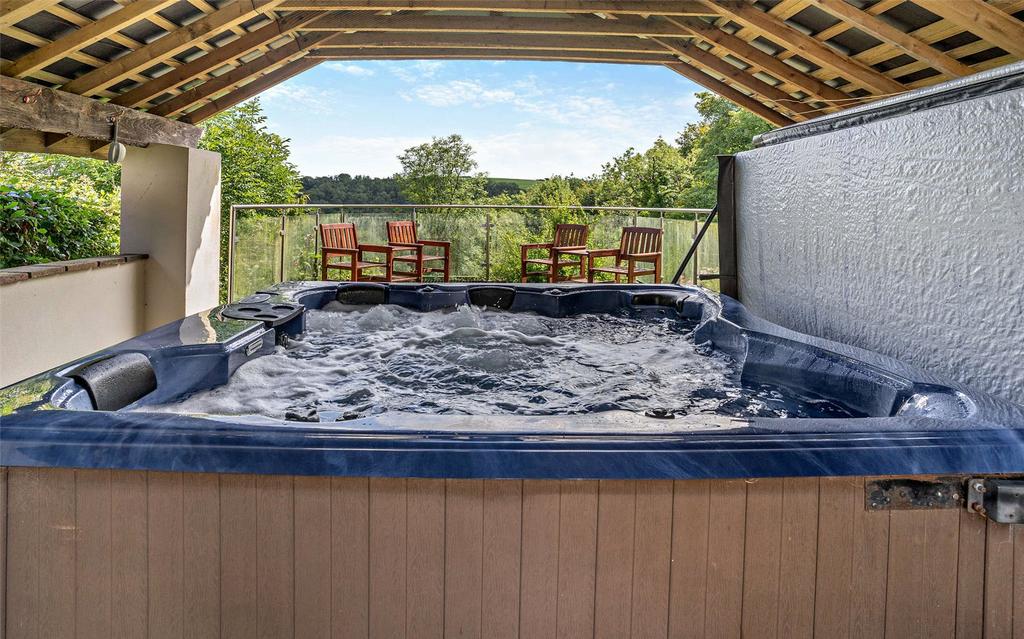 Covered Hot Tub