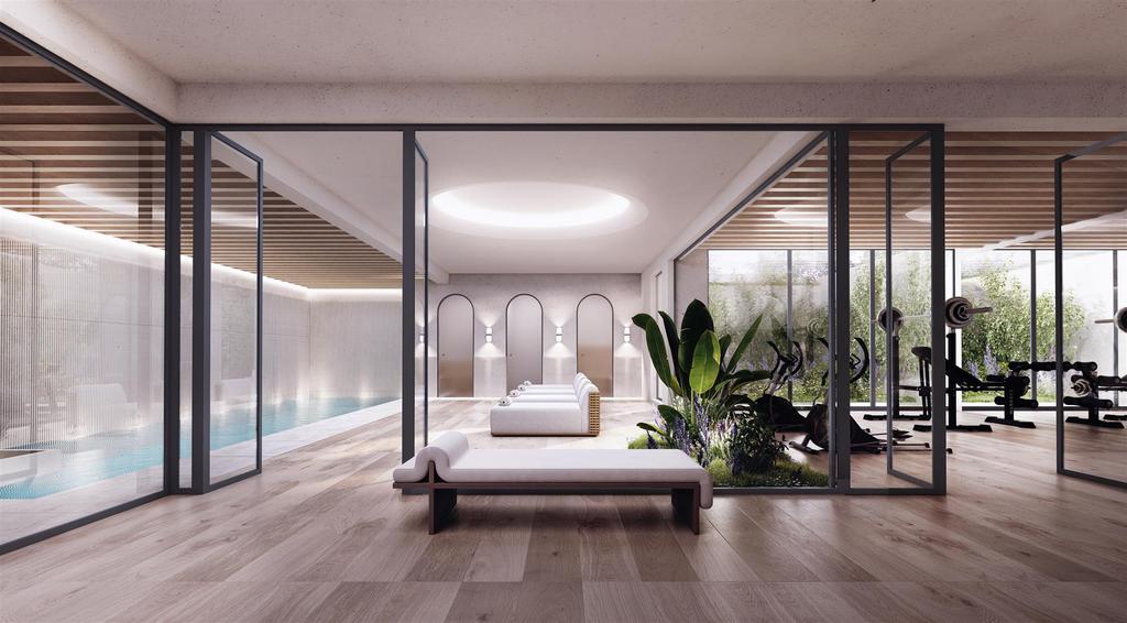 Arch House Interiors Lower Ground Floor Spa Gym.jp