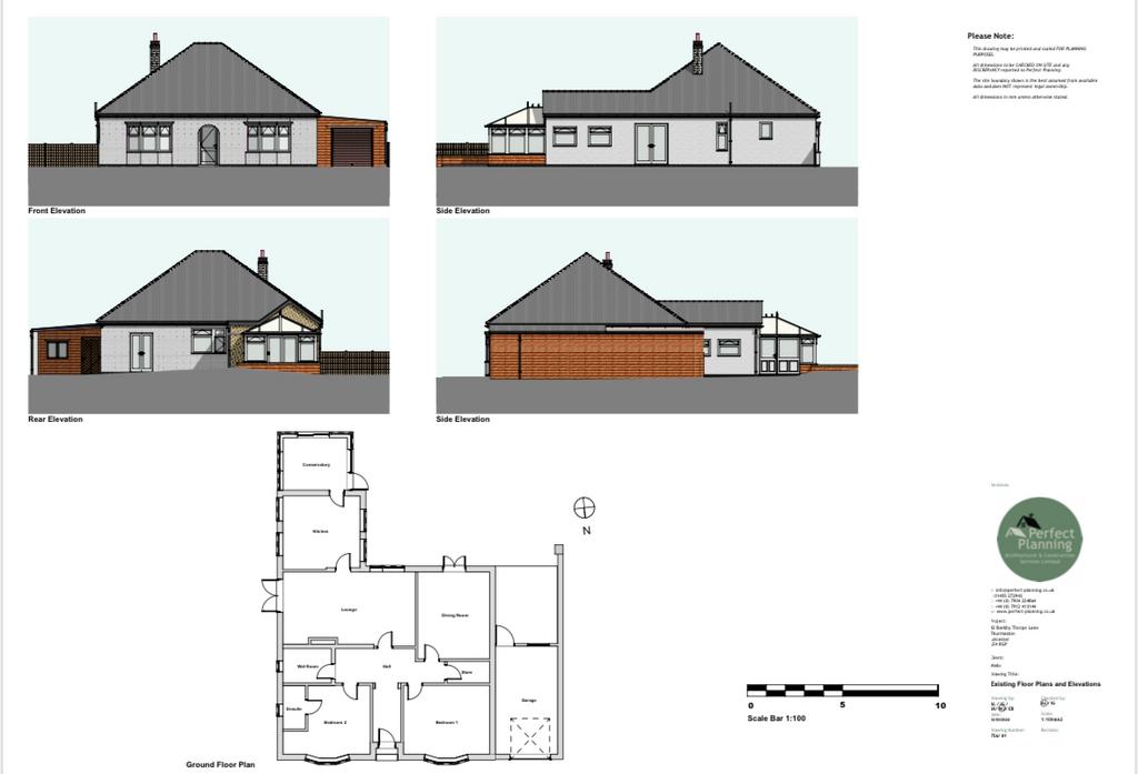 Existing Floorplan &amp; Elevation