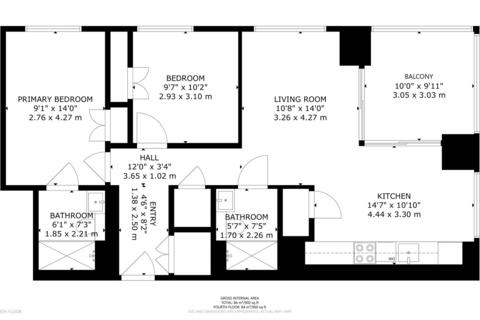 2 bedroom apartment to rent, Bondway, London SW8