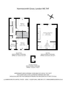 3 bedroom flat to rent, Hammersmith Grove, London W6