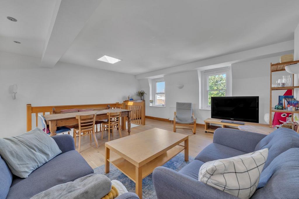 Open plan reception room