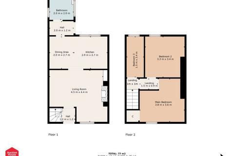 2 bedroom terraced house for sale, 72 Seventh Street, Horden, Peterlee, County Durham, SR8 4LX